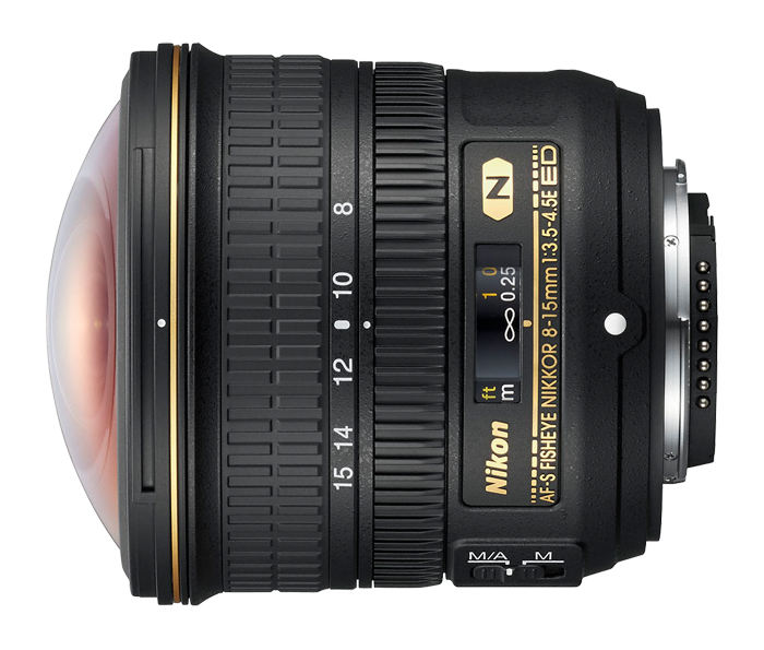 Nikon AF-S FISHEYE NIKKOR 8-15mm f/3.5-4.5E ED (JAA831DA)