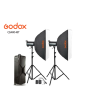 GODOX QS400-KIT STUDIO LIGHT KIT + 2 Light Stand (QS400II-KIT)