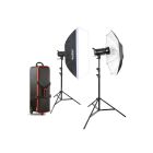 GODOX SK400 2 HEADS STUDIO KIT + 2 Light Stand (SK400IIV-KIT)