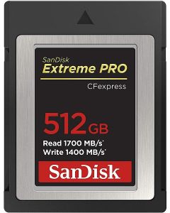 SanDisk 512GB Extreme PRO CFexpress Card Type B (SDCFE-512G-GN4NN)