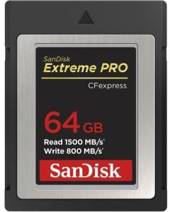 بطاقة ذاكرة Extreme PRO Cfexpress من سانديسك 64 جيجابايت (SDCFE-064G-GN4NN)