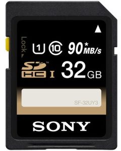 Sony 32GB SF-UY3 Series UHS-I SDHC Memory Card (SF-32UY3)