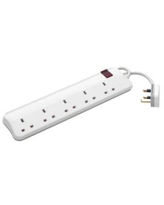 Legrand Extension 5 Way 3m White (698525)