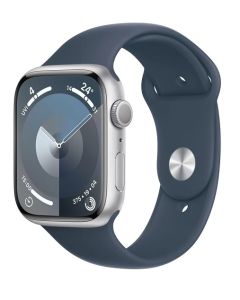 Apple Watch Series 9 45mm, Silver Aluminium Case (MR9E3QA/A)