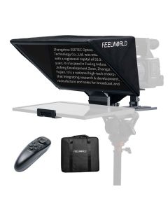 FEELWORLD TP16 16 Inch Folding Teleprompter Supports up to 16" Tablet Horizontal Vertical Prompting (FEELWORLD-TP16)