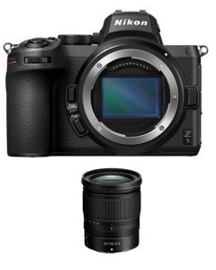 Nikon Z5 Body Only, Full Frame Mirrorless Camera (VOA040AM) + Nikon Z 24-70mm f/4 S Lens + NPM Card